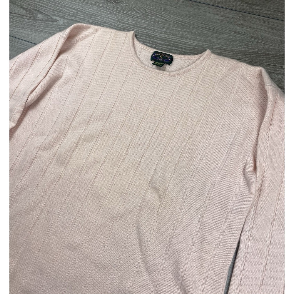 Charter Club Women's 100% Cashmere Sweater Light Pink‎ Size Small